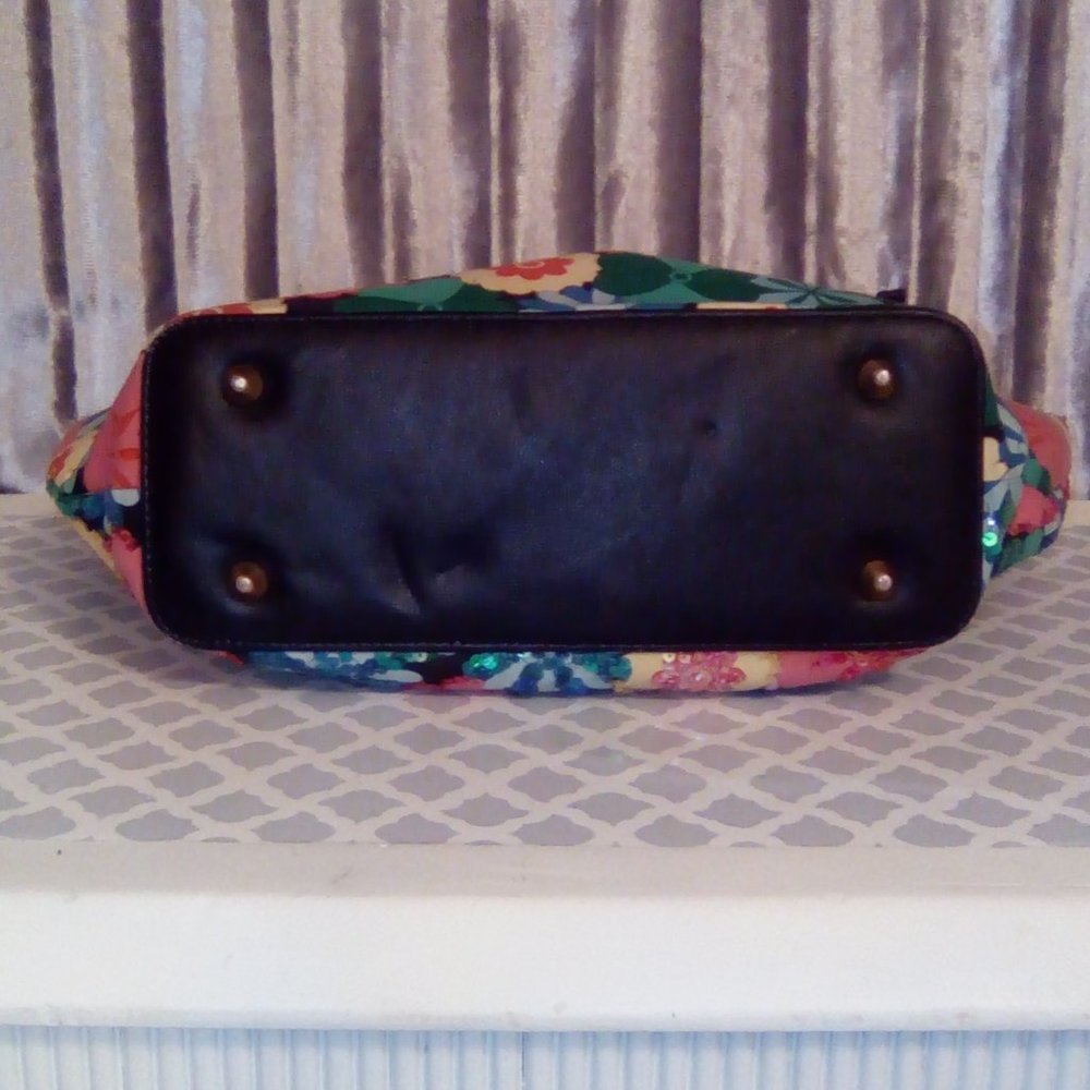 Sequin Floral Marco Avane Handbag - Picture 3 of 5